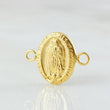 Herraje Virgen Guadalupe Ovalo 0.5gr / 1.5cm / Oro Amarillo 18K ©