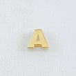 Herraje Letra A 0.3g / 0.7cm Oro Amarillo 18K