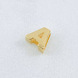 Herraje Letra A 0.3g / 0.7cm Oro Amarillo 18K