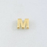 Herraje Letra M 0.35gr / 0.6cm / Oro Amarillo 18K