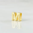 Herraje Letra M 0.4gr / 0.5cm / Oro Amarillo 18K