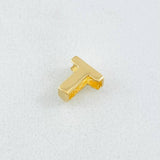 Herraje Letra T 0.3gr / 0.6cm / Oro Amarillo 18K ©