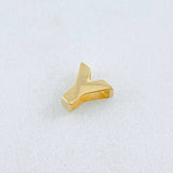 Herraje Letra y 0.25g / 0.6cm Oro Amarillo 18K