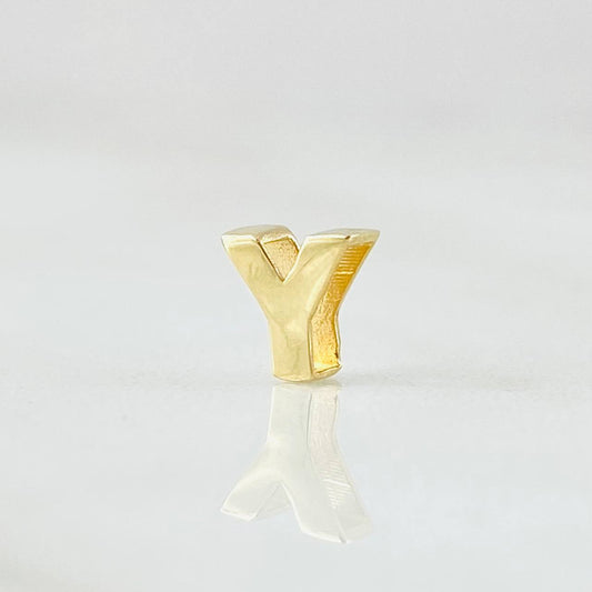 Herraje Letra Y 0.2gr / 0.6cm / Oro Amarillo 18K ©