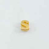Herraje Letra S 0.3gr / 0.5cm / Oro Amarillo 18K