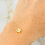 Herraje Letra S 0.3gr / 0.5cm / Oro Amarillo 18K