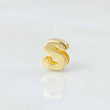 Herraje Letra S 0.3gr / 0.5cm / Oro Amarillo 18K