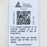 Anillo Rectangulo Bordeado Esmeralda 1.7 Qts Diamantes 19pts 3.35gr / T6 1/2 / Oro Amarillo 18K ©