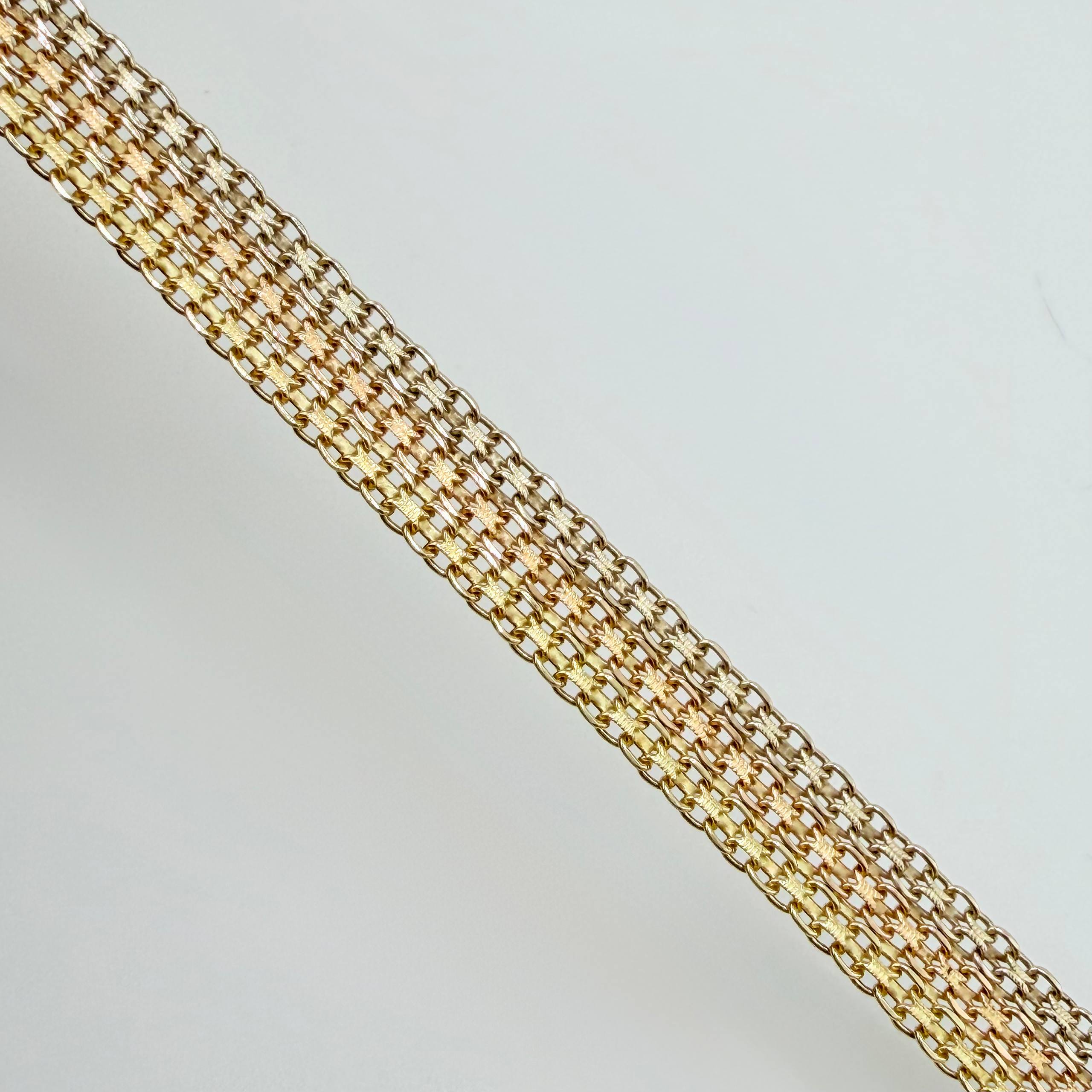 Cadena China 23gr / 60cm / 7.2mm Tres Oros +1 18K