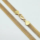 Cadena China 23gr / 60cm / 7.2mm Tres Oros +1 18K