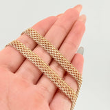 Cadena China 23gr / 60cm / 7.2mm Tres Oros +1 18K