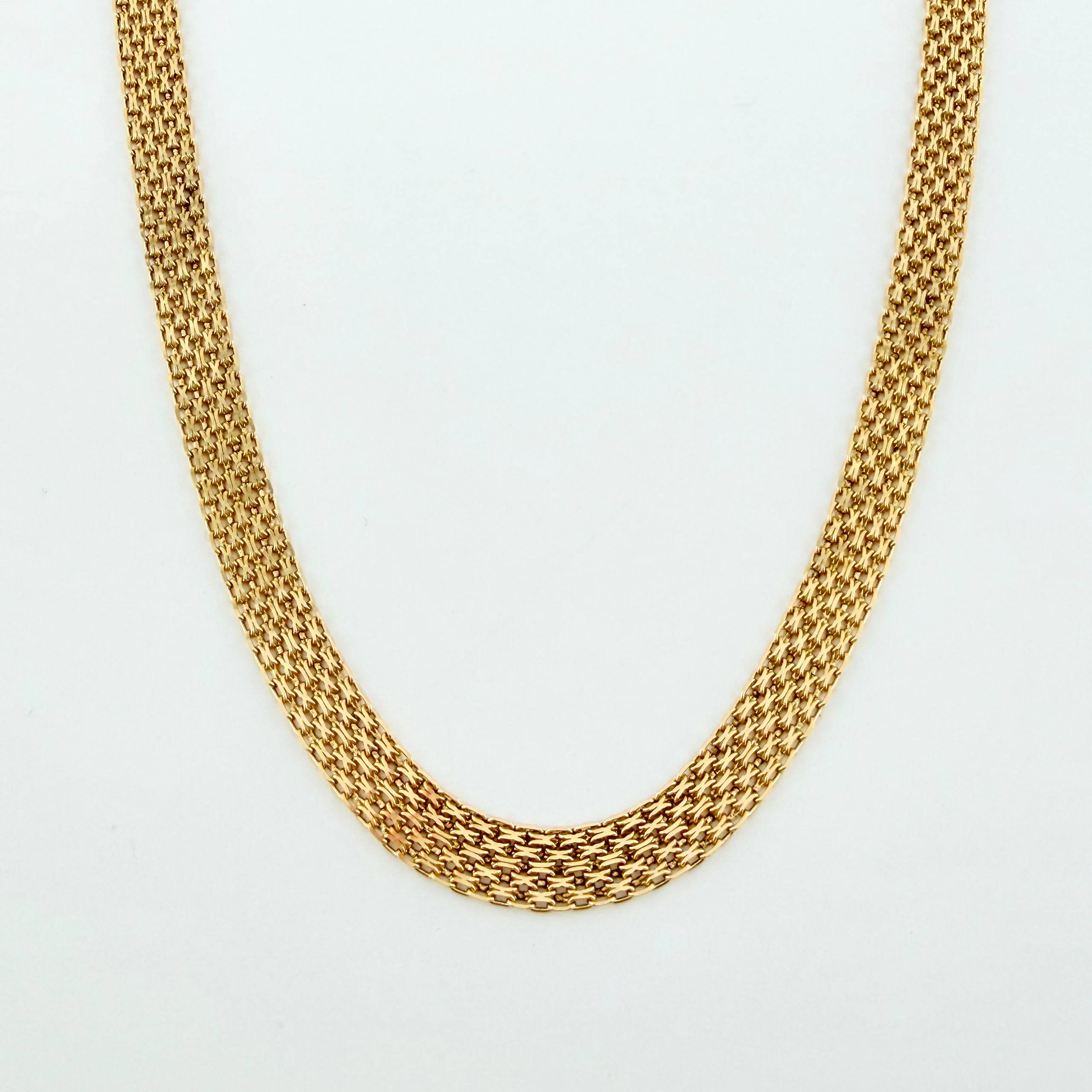 Cadena China 20.8gr / 60cm / 6.4mm Oro Amarillo +1 18K