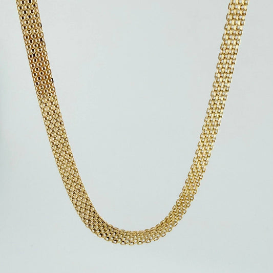 Cadena China 20.8gr / 60cm / 6.4mm Oro Amarillo +1 18K