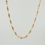 Cadena Rustica Rombo Abultado 11.6gr / 60cm / 4.5mm Oro Amarillo 18K