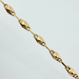 Cadena Rustica Rombo Abultado 11.6gr / 60cm / 4.5mm Oro Amarillo 18K