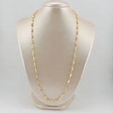 Cadena Rustica Rombo Abultado 11.6gr / 60cm / 4.5mm Oro Amarillo 18K