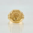 Anillo Corona Rx 3.9gr / T7 1/2 / Oro Amarillo 18K
