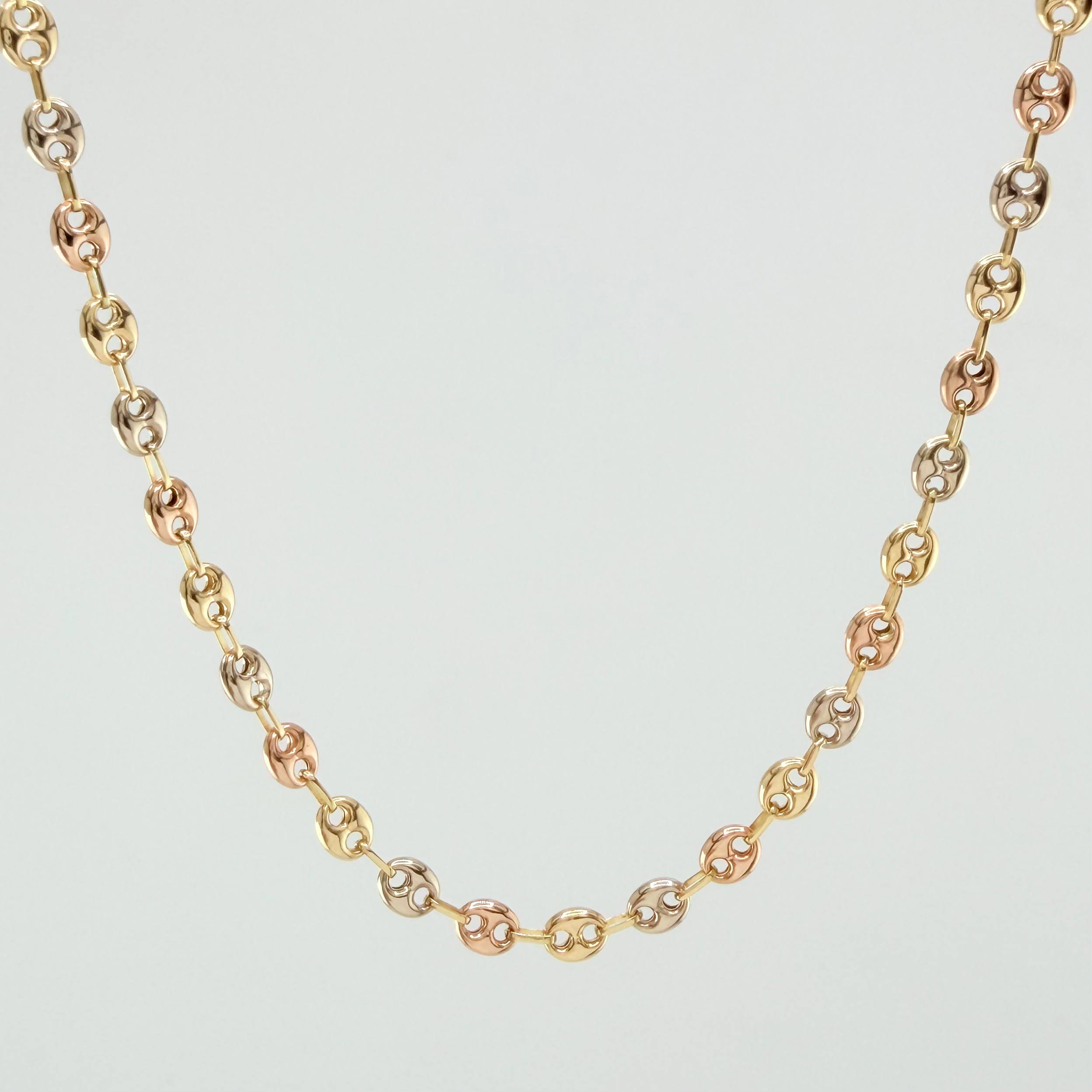 Cadena GC 5.45gr / 50cm / 3.8mm Tres Oros 18K *