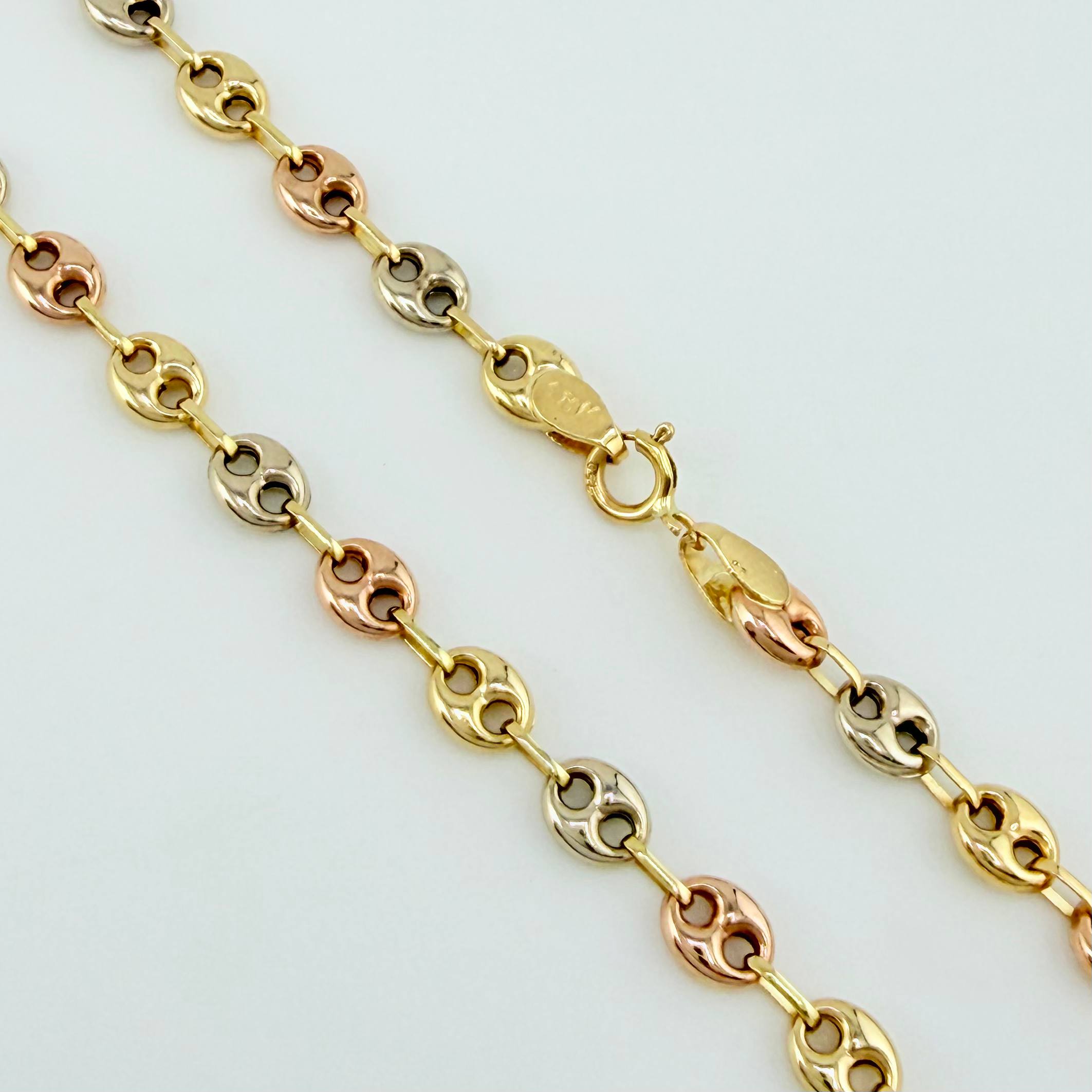 Cadena GC 5.45gr / 50cm / 3.8mm Tres Oros 18K *