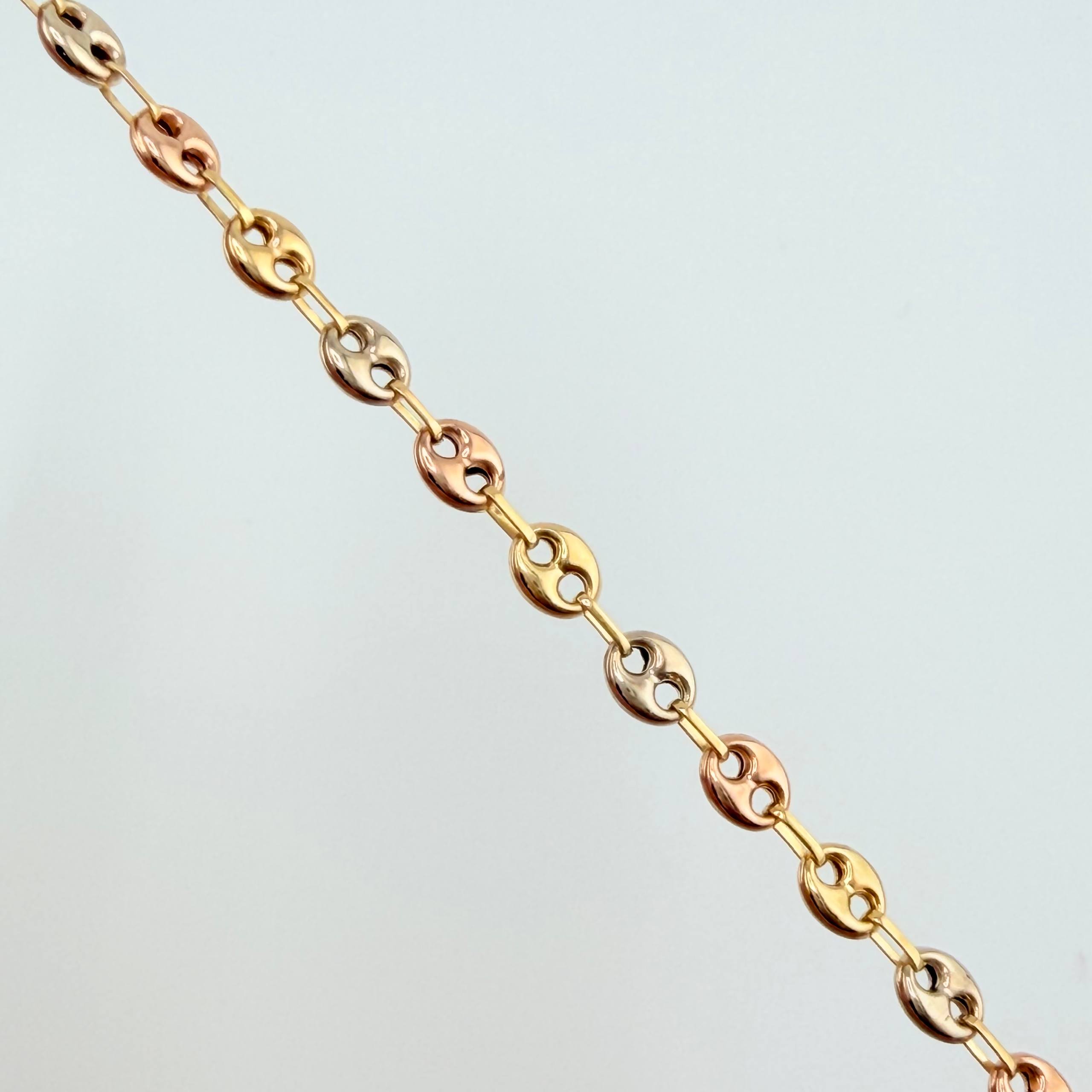 Cadena GC 9.8gr / 50cm / 5.4mm Tres Oros 18K *