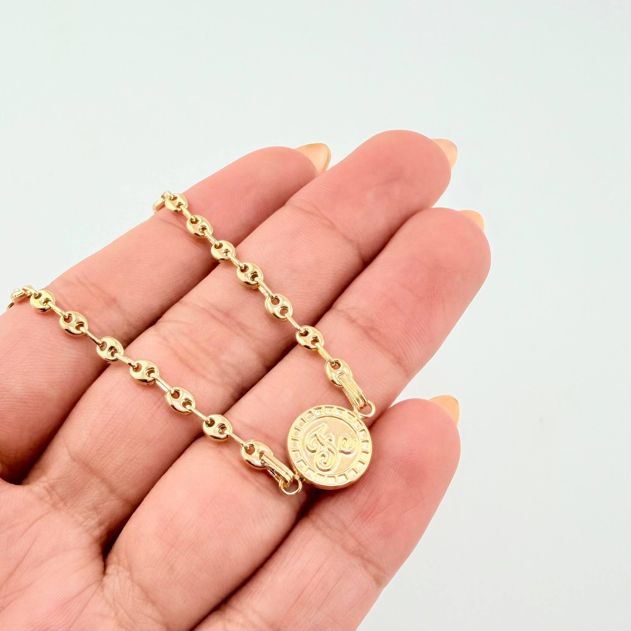 Pulso GC Herraje Fe 2.65gr / 19cm / 3.2mm Oro Amarillo 18K *