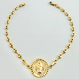 Pulso GC Herraje Virgen De Guadalupe 3.1gr / 18cm / 3.2mm Oro Amarillo 18K *