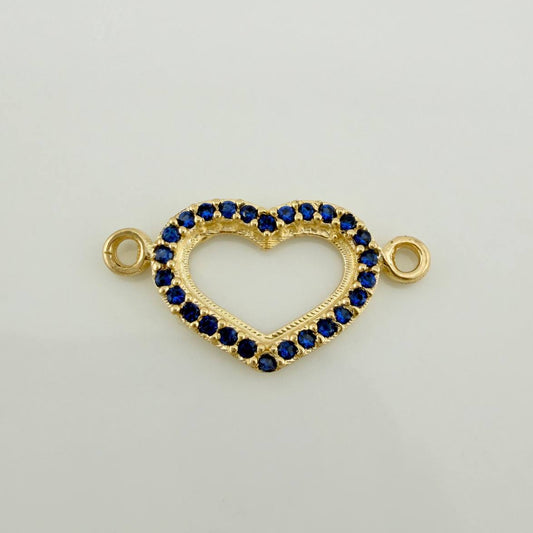 Herraje Silueta Corazón 0.8 g / 1.9 cm Oro Amarillo 18K