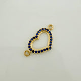 Herraje Silueta Corazón 0.8 g / 1.9 cm Oro Amarillo 18K