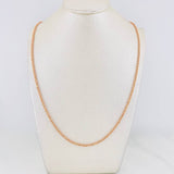 Cadena Lazo 3.75g / 60cm / 2.2mm Oro Rosa 18K