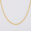 Cadena Cubana 2.6g / 50cm / 2.5mm Oro Amarillo 18K