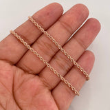 Cadena Lazo 3.75g / 60cm / 2.2mm Oro Rosa 18K