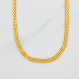 Cadena China 4.3g / 45cm / 3.35mm Oro Amarillo 18K