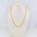 Cadena China 4.3g / 45cm / 3.35mm Oro Amarillo 18K