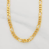 Cadena Figaro 8.25g / 50cm / 3.95mm Oro Amarillo 18K