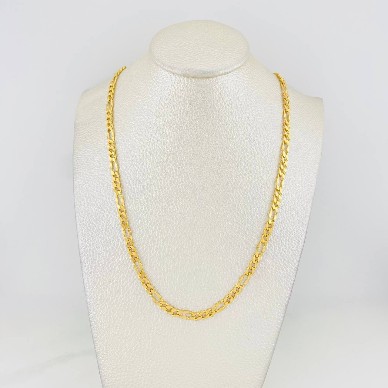 Cadena Figaro 8.25g / 50cm / 3.95mm Oro Amarillo 18K