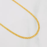 Cadena China 2.75g / 45cm / 2.2mm Oro Amarillo 18K