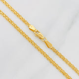 Cadena China 2.75g / 45cm / 2.2mm Oro Amarillo 18K