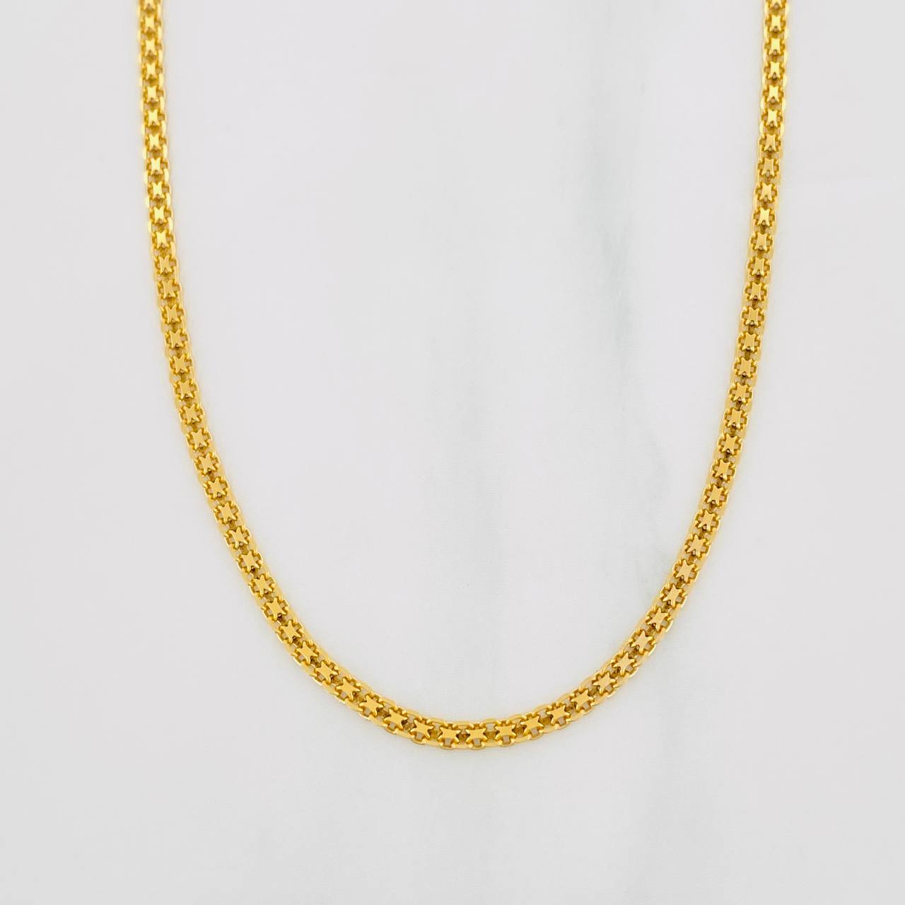 Cadena China 4.5g / 50cm / 1.9mm Oro Amarillo 18K