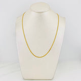Cadena China 4.5g / 50cm / 1.9mm Oro Amarillo 18K