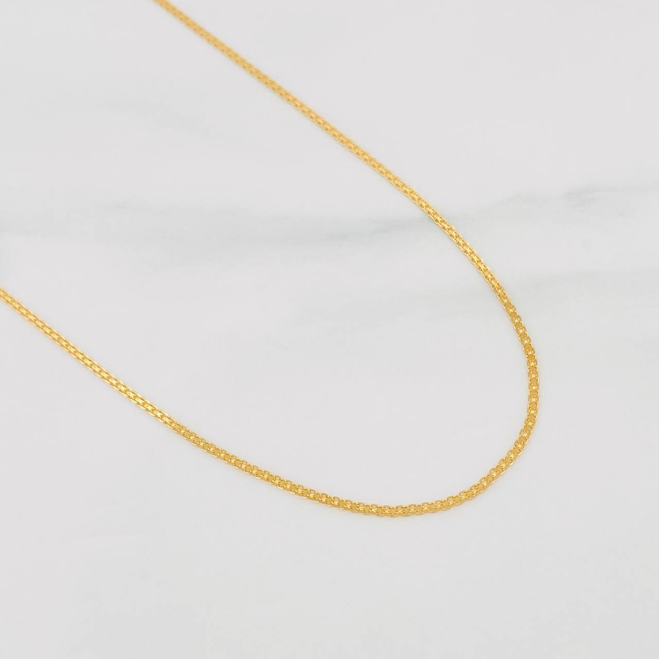 Cadena China 1.8g / 45cm / 1.2mm Oro Amarillo 18K