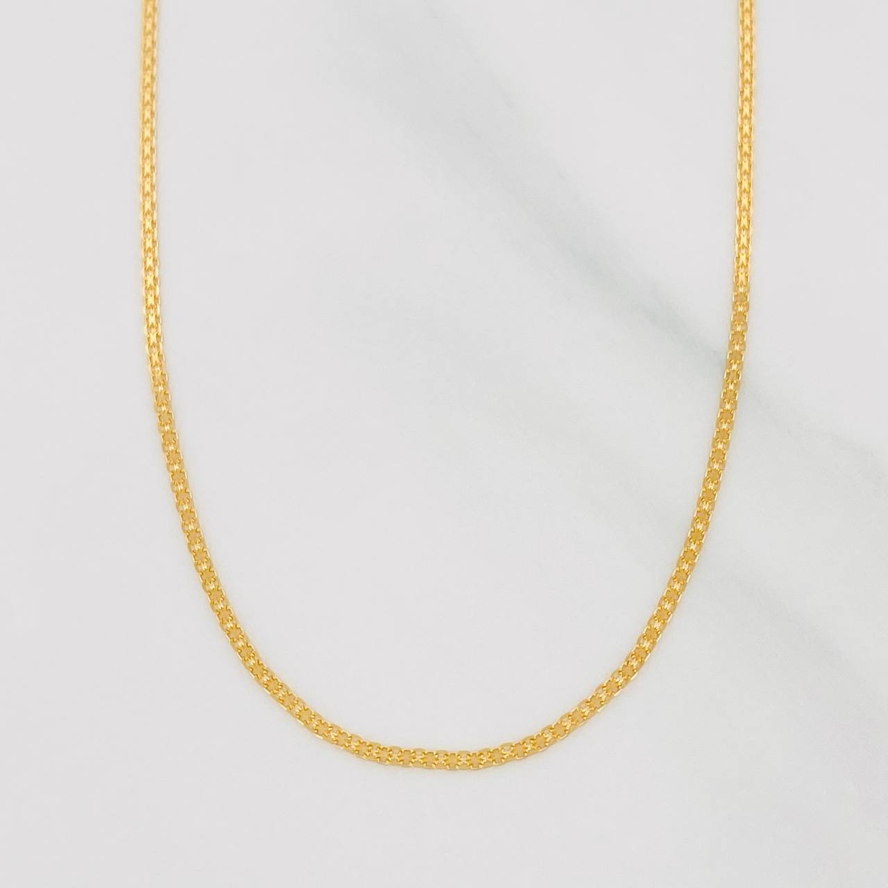 Cadena China 1.8g / 45cm / 1.2mm Oro Amarillo 18K