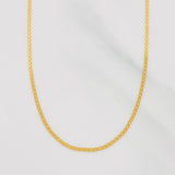 Cadena China 1.8g / 45cm / 1.2mm Oro Amarillo 18K