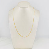 Cadena China 1.8g / 45cm / 1.2mm Oro Amarillo 18K