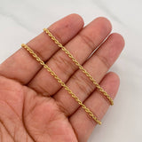 Cadena Lazo 2.3g / 60cm / 1.93mm Oro Amarillo 18K