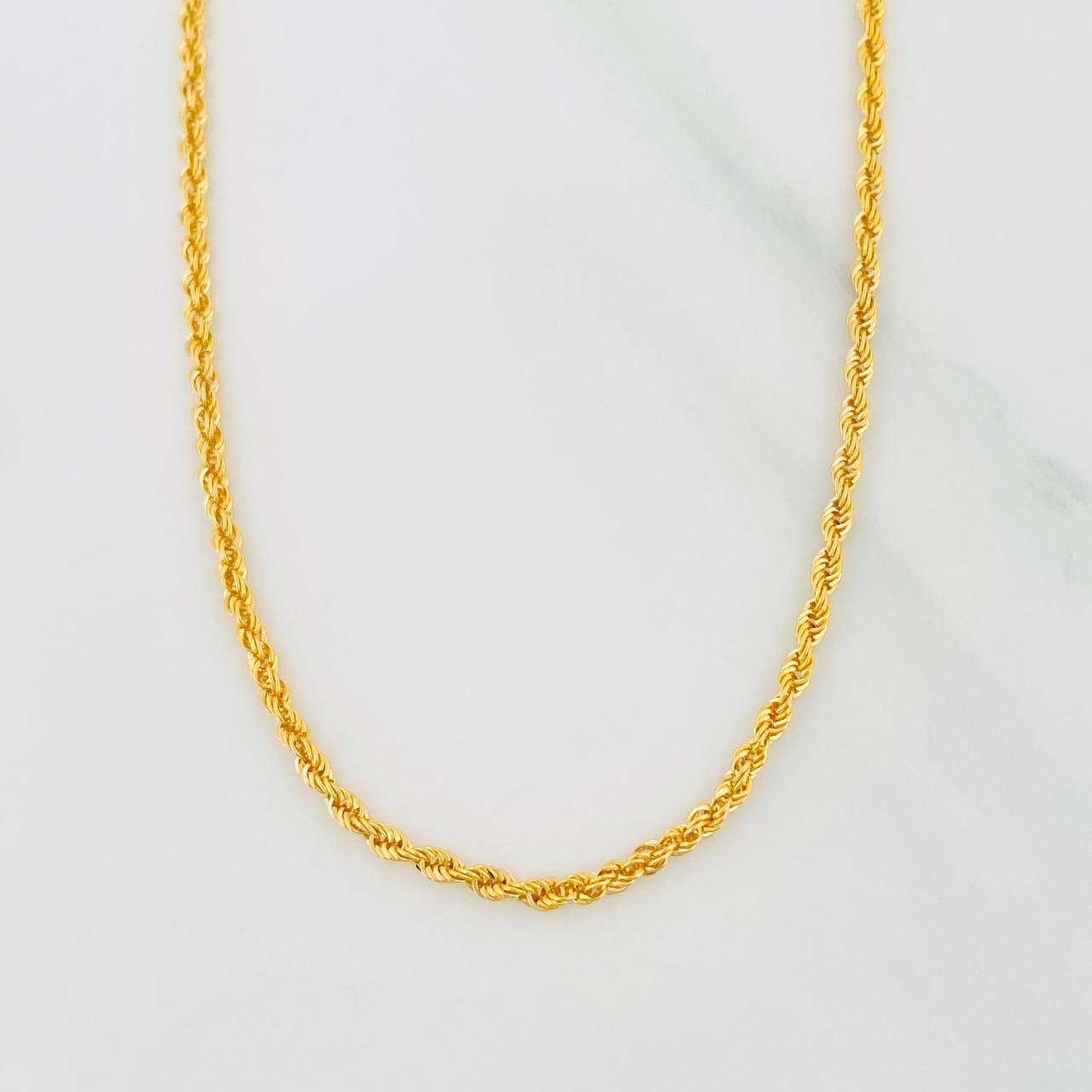 Cadena Lazo 2.3g / 60cm / 1.93mm Oro Amarillo 18K
