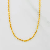 Cadena Lazo 2.3g / 60cm / 1.93mm Oro Amarillo 18K