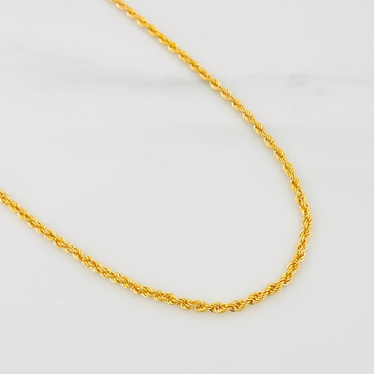 Cadena Lazo 2.3g / 60cm / 1.93mm Oro Amarillo 18K