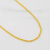 Cadena Lazo 2.3g / 60cm / 1.93mm Oro Amarillo 18K