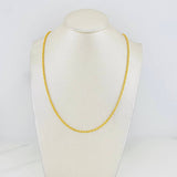 Cadena Lazo 2.3g / 60cm / 1.93mm Oro Amarillo 18K