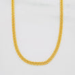 Cadena Cubana Tibetana 5.5g / 60cm / 2.71mm Oro Amarillo 18K